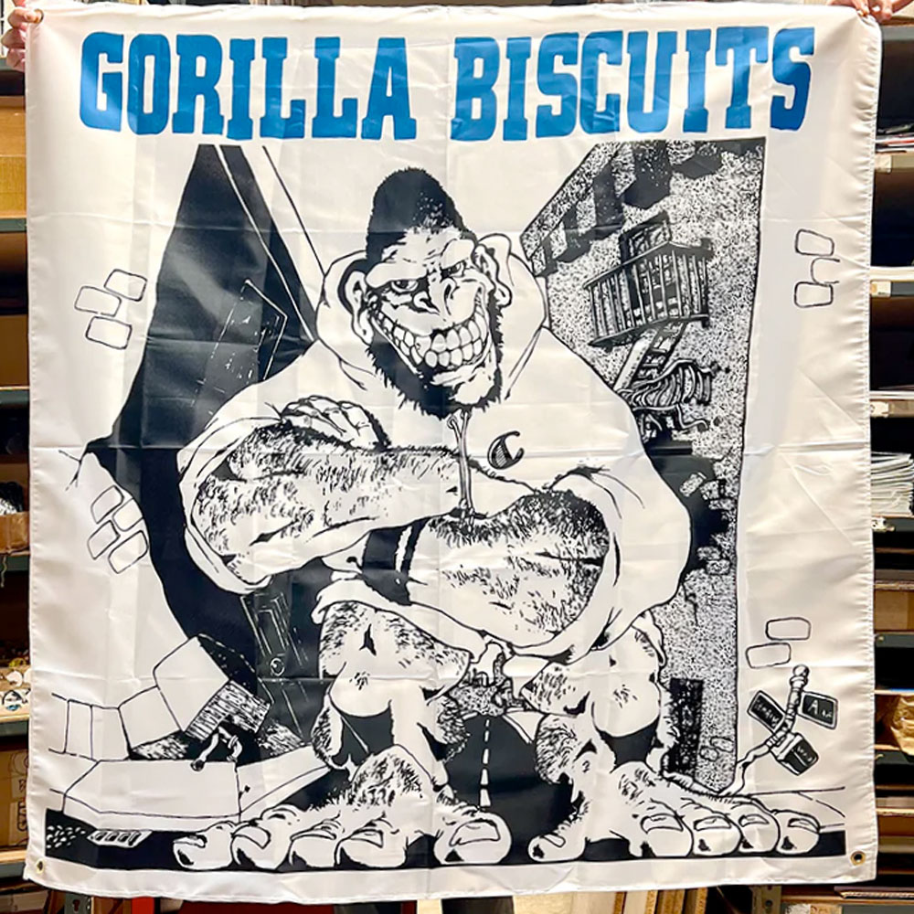 Gorilla Biscuits - EP Cover, Banner ca. 120cm x 120cm, US Import