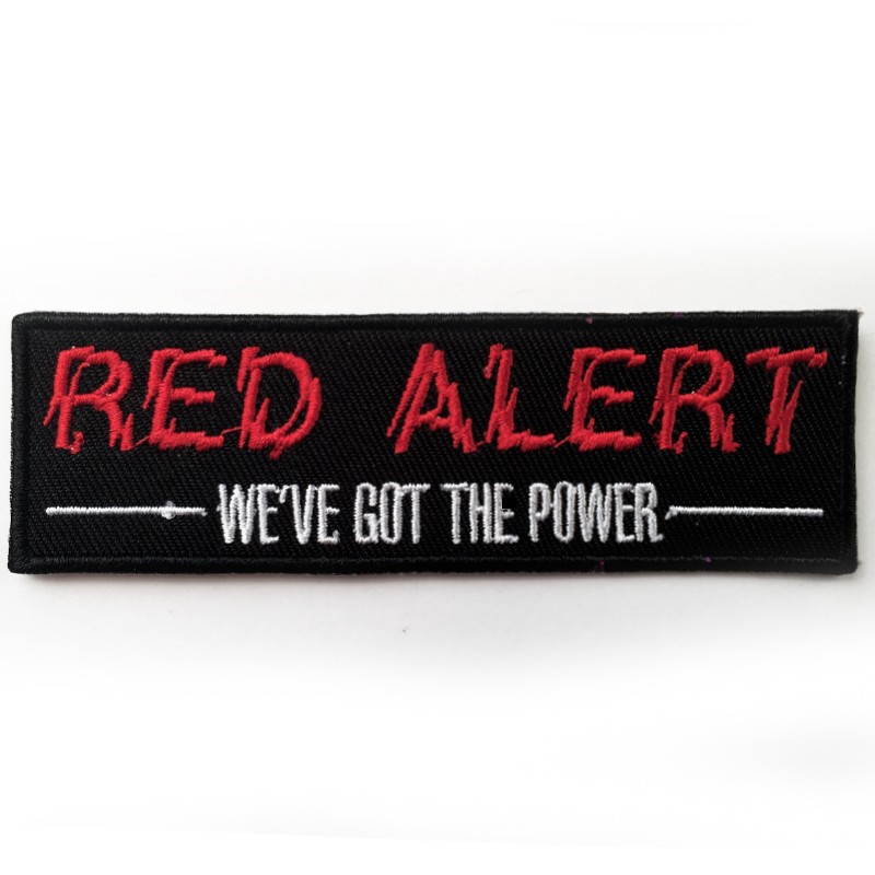 Red Alert - We've got the power, Aufnäher