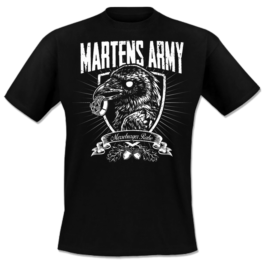 Martens Army - Merseburger Rabe, T-Shirt schwarz