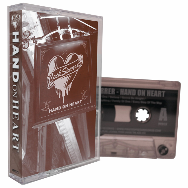 Cock Sparrer - Hand on heart, Kassette lim. 200