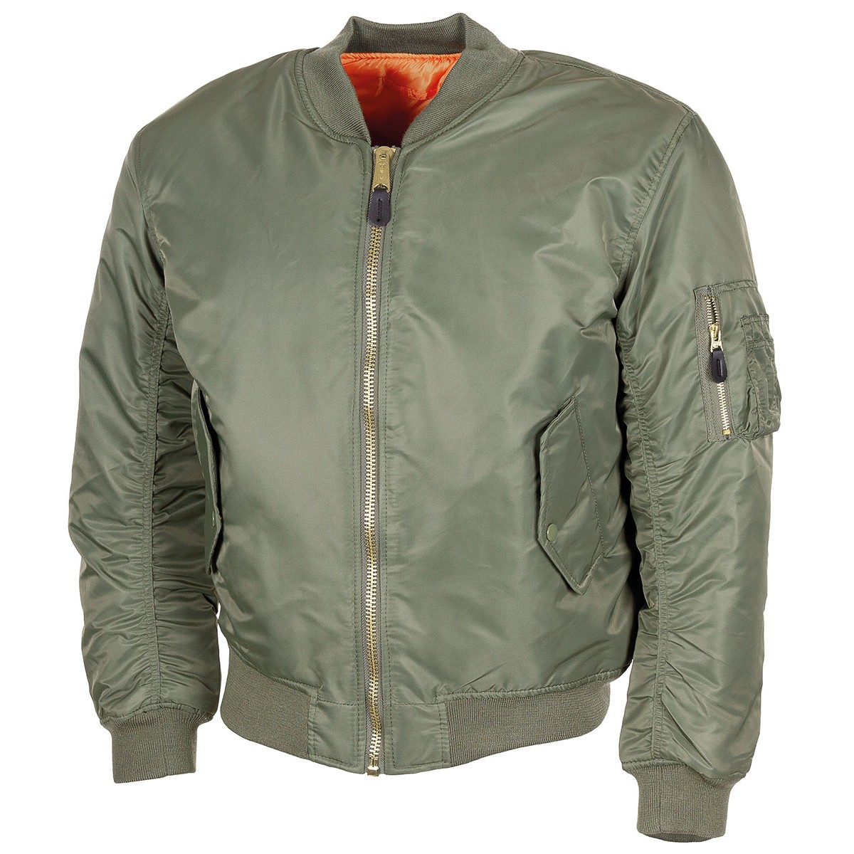 Bomberjacke - MA1, US Fliegerjacke oliv