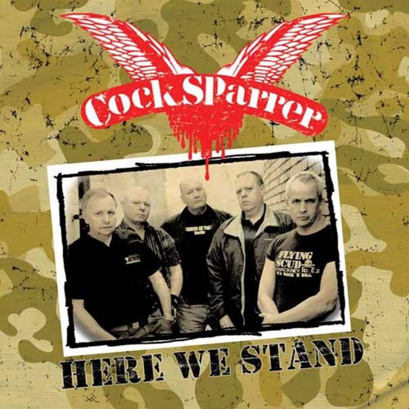 Cock Sparrer - Here We Stand, LP green ghostly style Repress 22'