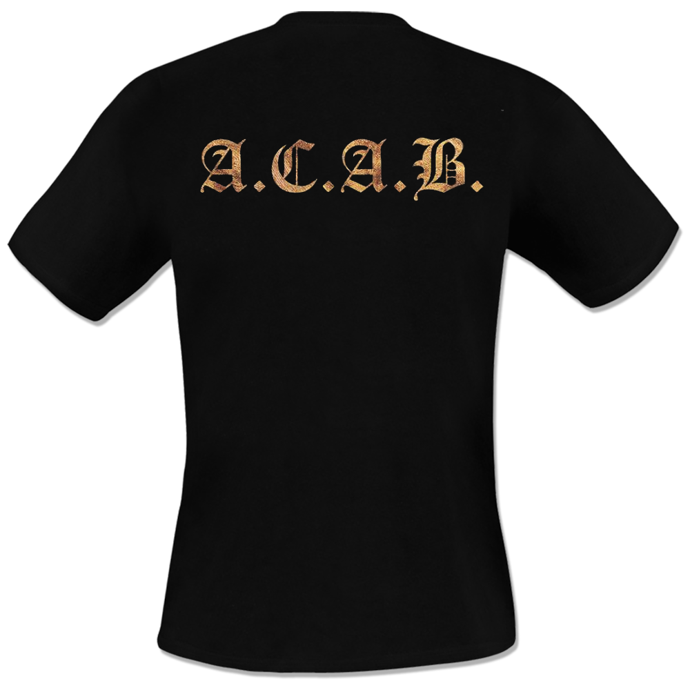 A.C.A.B. - Lorbeerkranz, T-Shirt schwarz