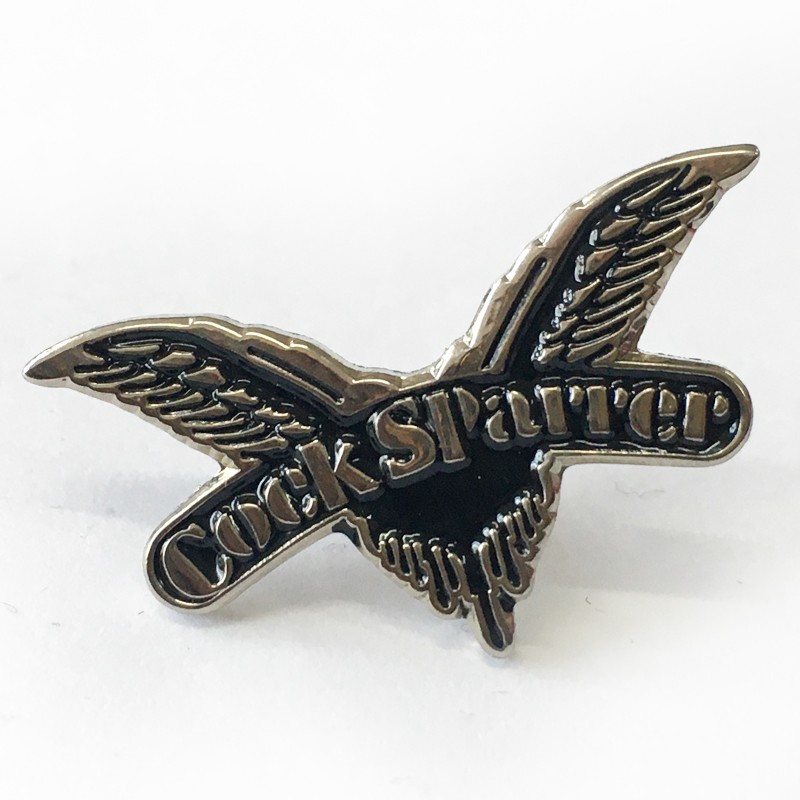 Cock Sparrer - Logo schwarz, Pin