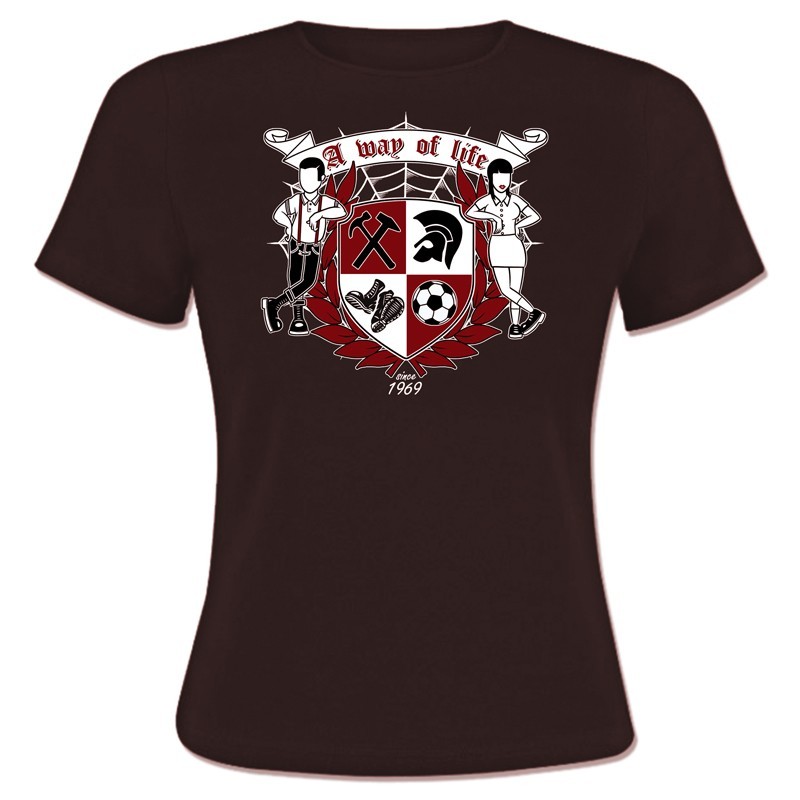 A way of life - since 1969, Girlie Shirt  verschiedene Farben