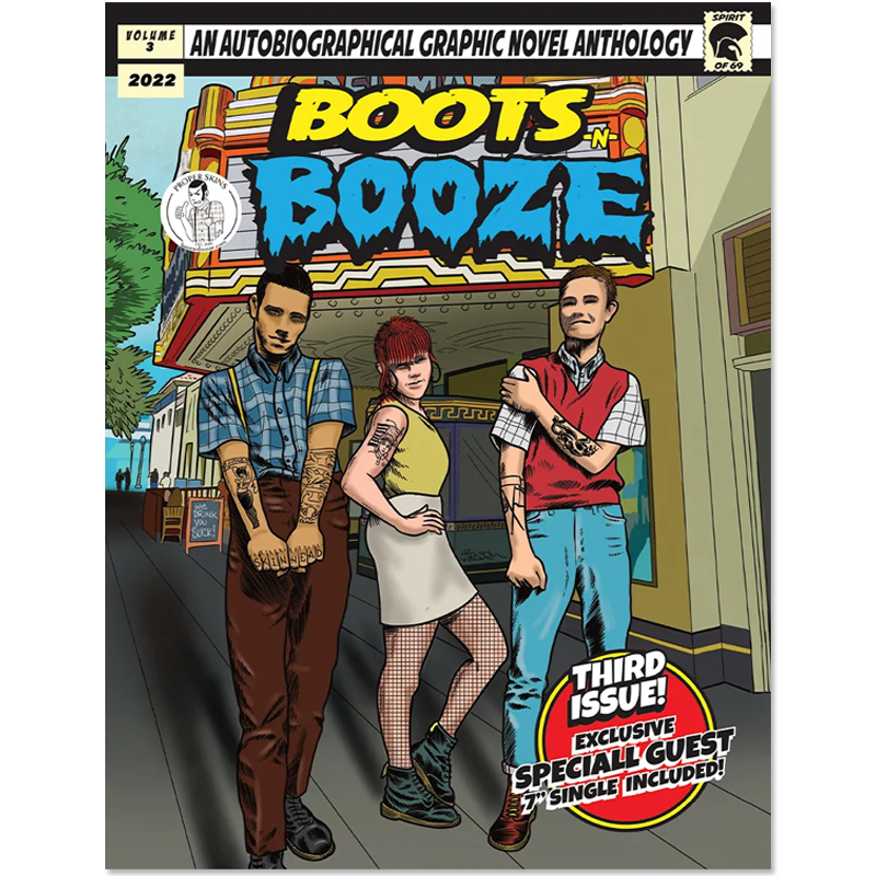 Boots n Booze #3  - Comic + 7" lim. verschiedene Farben, Bootsnbooze