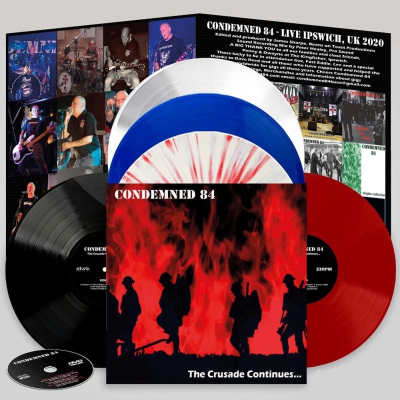Condemned 84 - The Crusade continues..., LP + DVD versch. Farben
