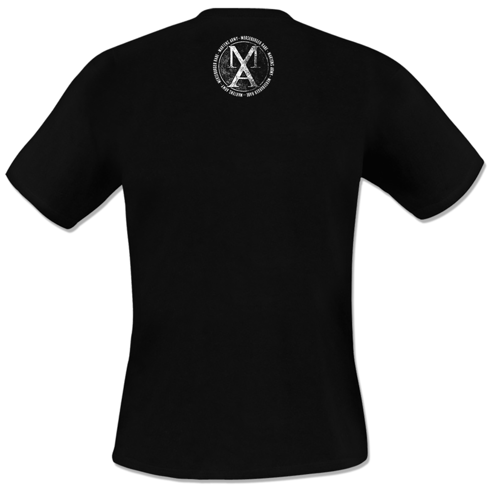 Martens Army - Merseburger Rabe, T-Shirt schwarz