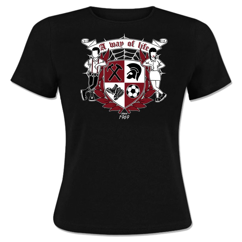 A way of life - since 1969, Girlie Shirt  verschiedene Farben