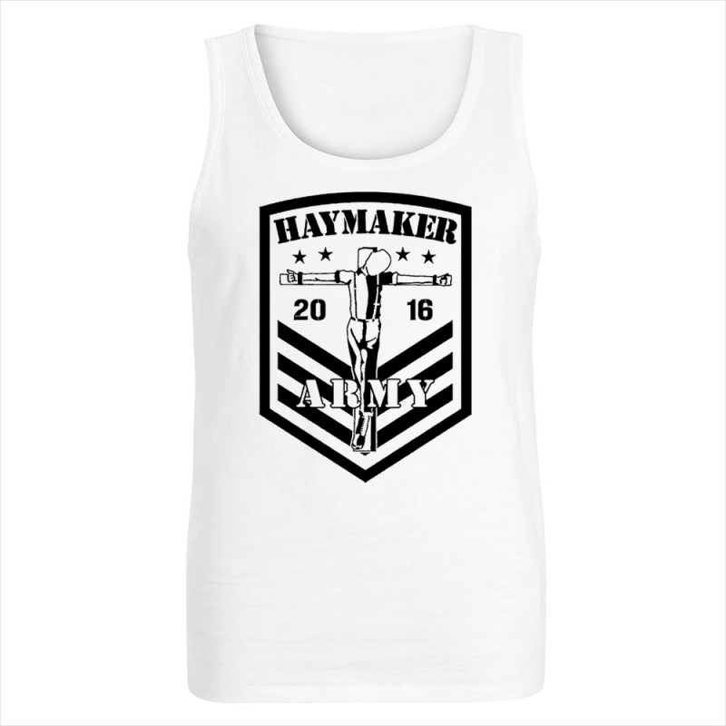 Haymaker - Army, Unterhemd weiss