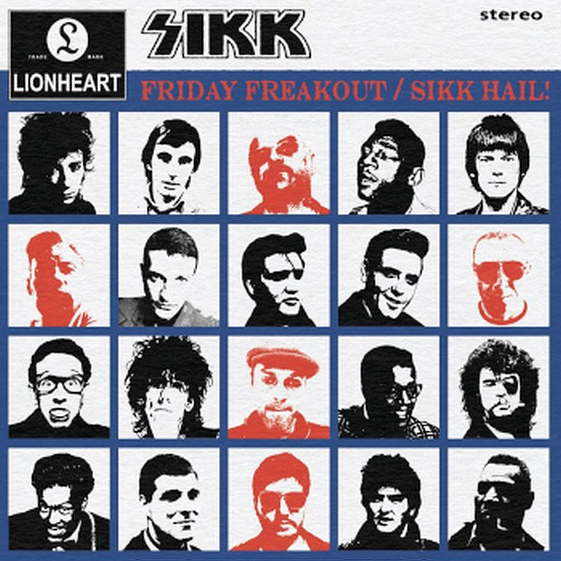 SIKK - Friday Freakout / SIKK Hail!, 7" lim. 250 versch. Farben