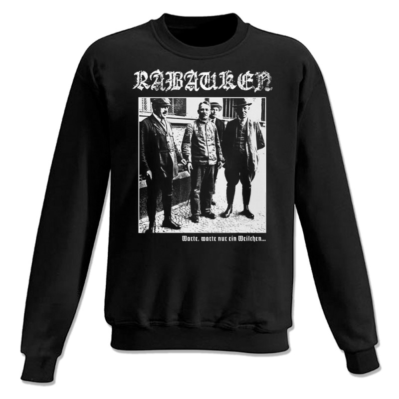 Rabauken - Warte, warte nur ein Weilchen, Sweatshirt schwarz