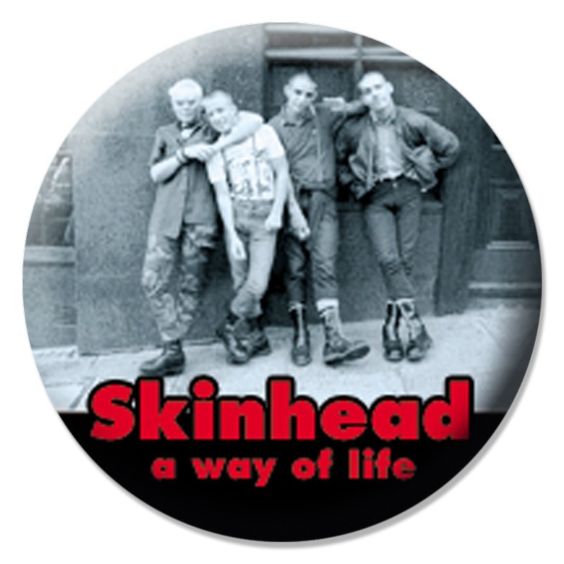 Skinhead Button Skinhead - A way of Life, Button B111 | OTS-5833