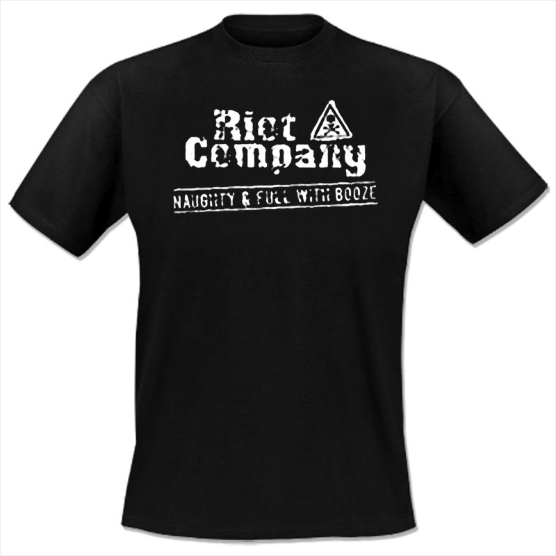 Riot Company - Naughty & full with booze, T-Shirt verschiedene Farben