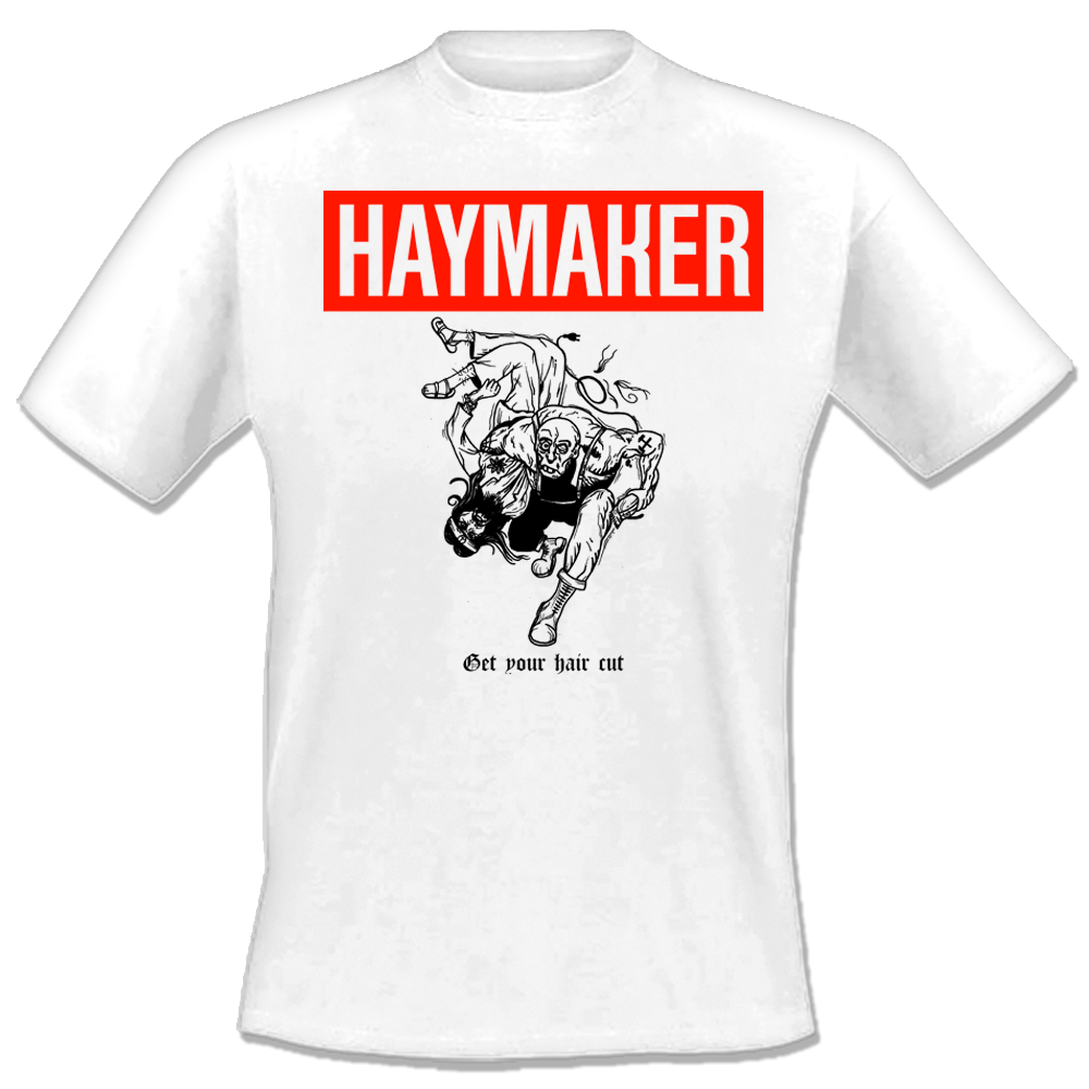 Haymaker - Haircut, T-Shirt weiß