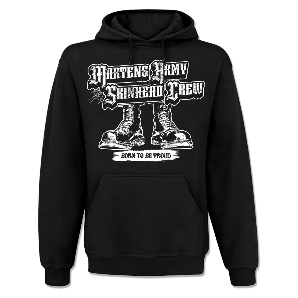 Martens Army - Born to be Proud, Kapuzenpullover Schwarz