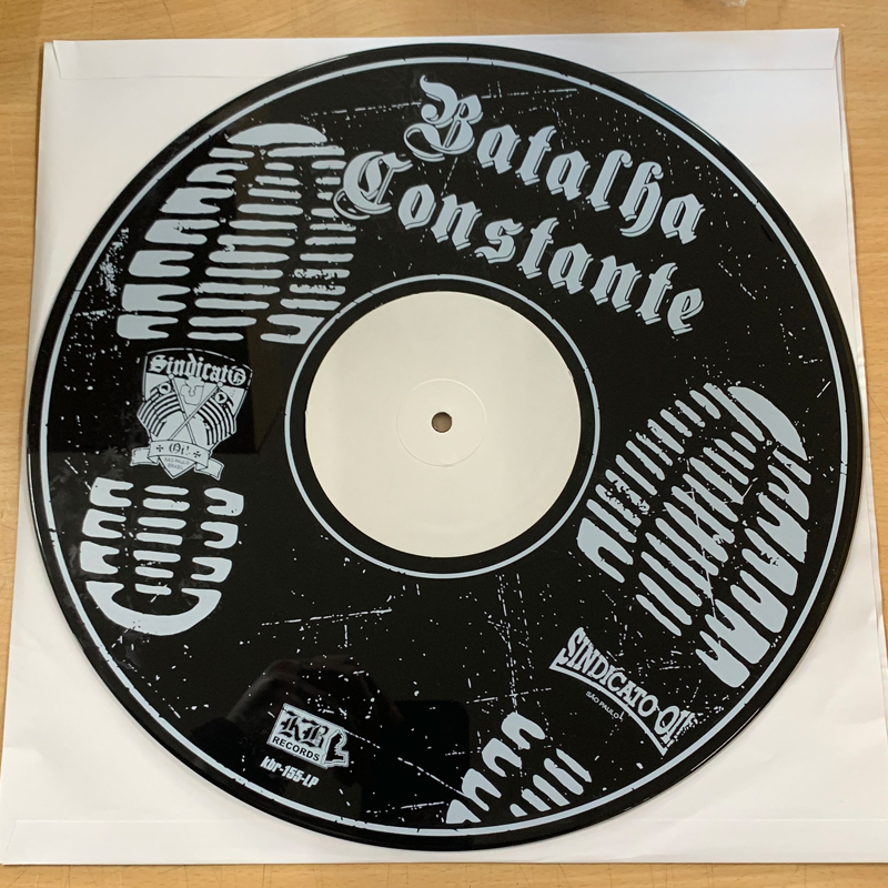 Sindicato Oi! - Batalha Constante, LP schwarz +  UV Druck Testpressung lim. 13