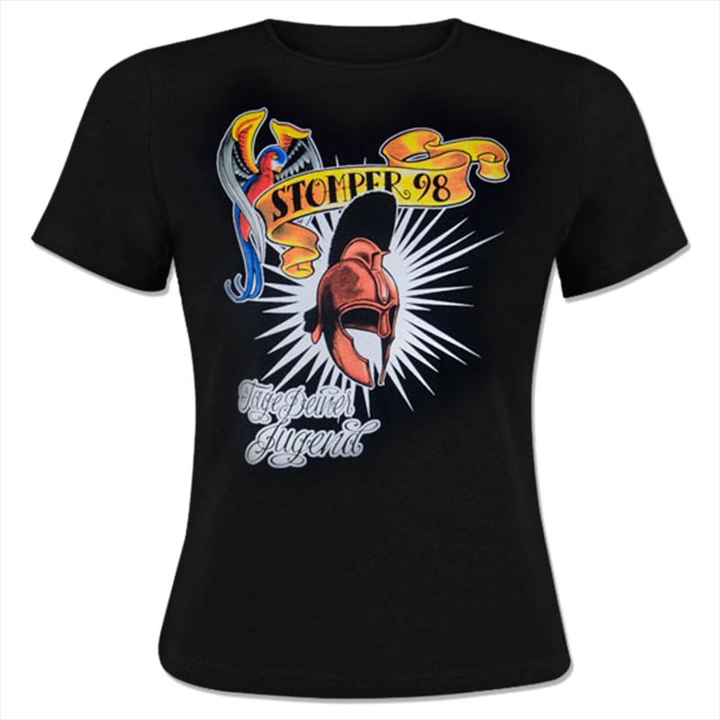 Stomper 98 - Tage Deiner Jugend, Girlie Shirt schwarz