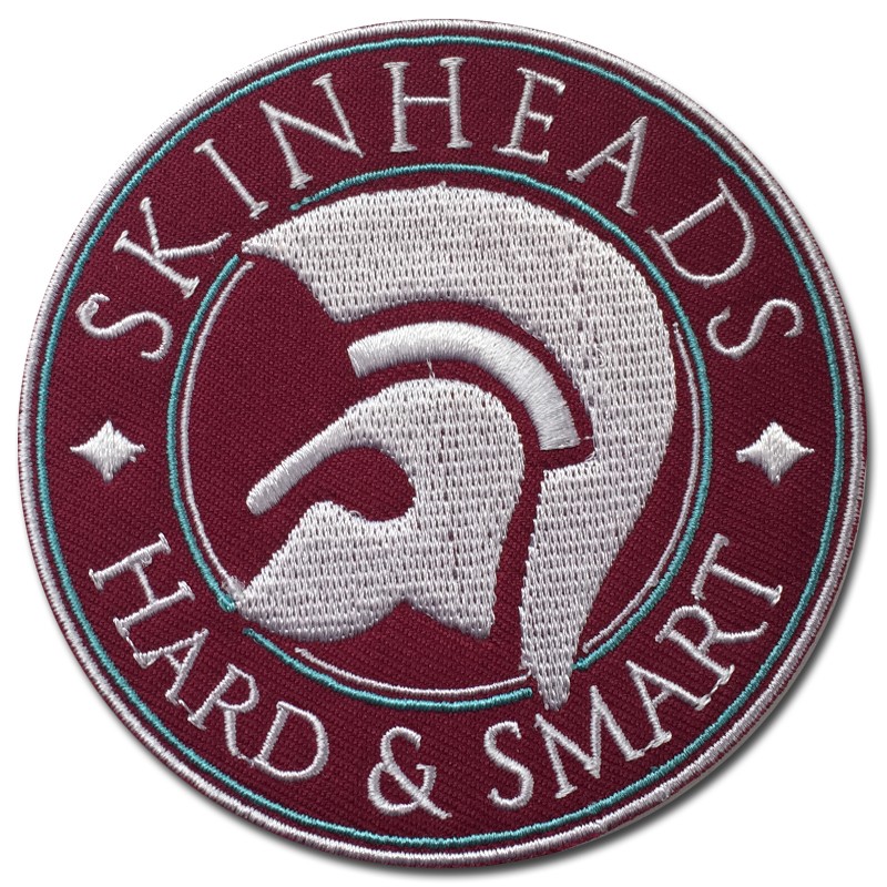 Skinheads - Hard & Smart, Aufnäher verschiedene Farben
