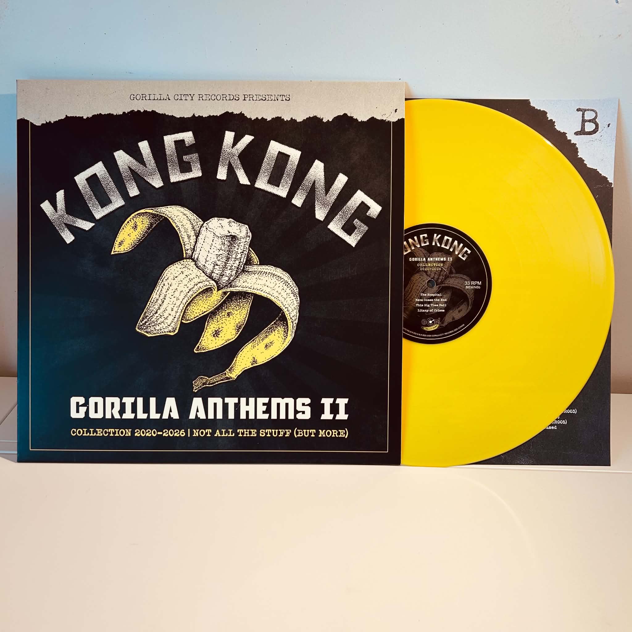 Kong Kong - Gorilla Anthems II - Not All The Stuff (But More), LP lim. 250 yellow