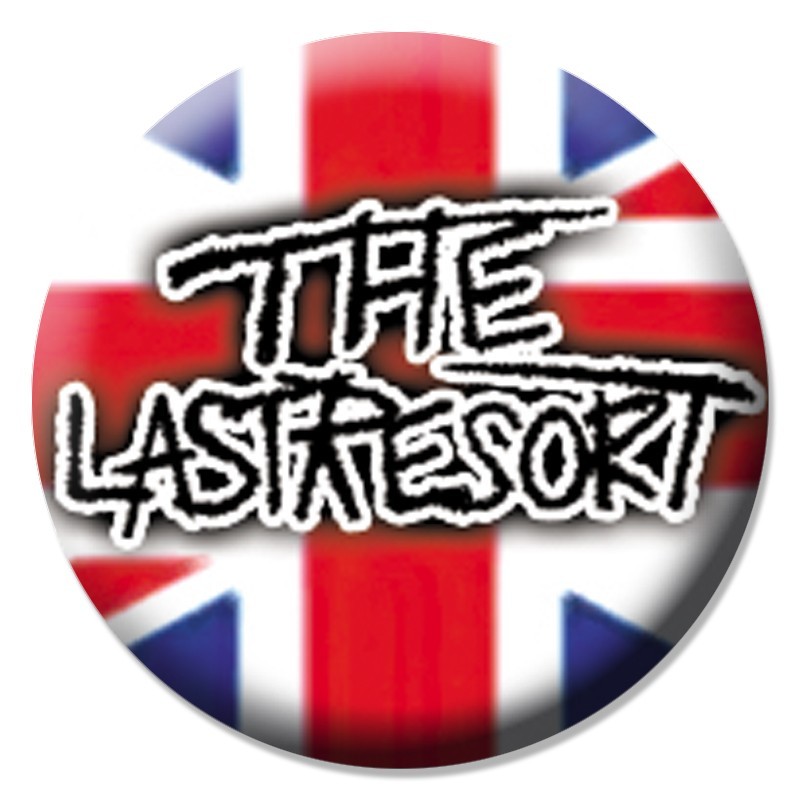 Last Resort - Union Jack, Button   B062