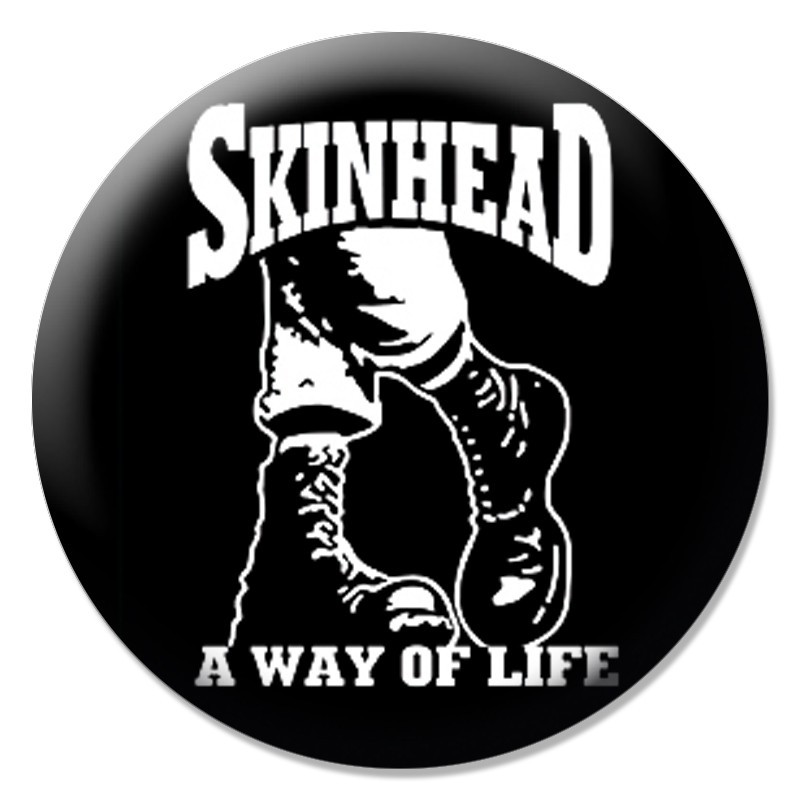 Skinhead Button Skinhead - A way of Life Boots, Button B110 | OTS-5834