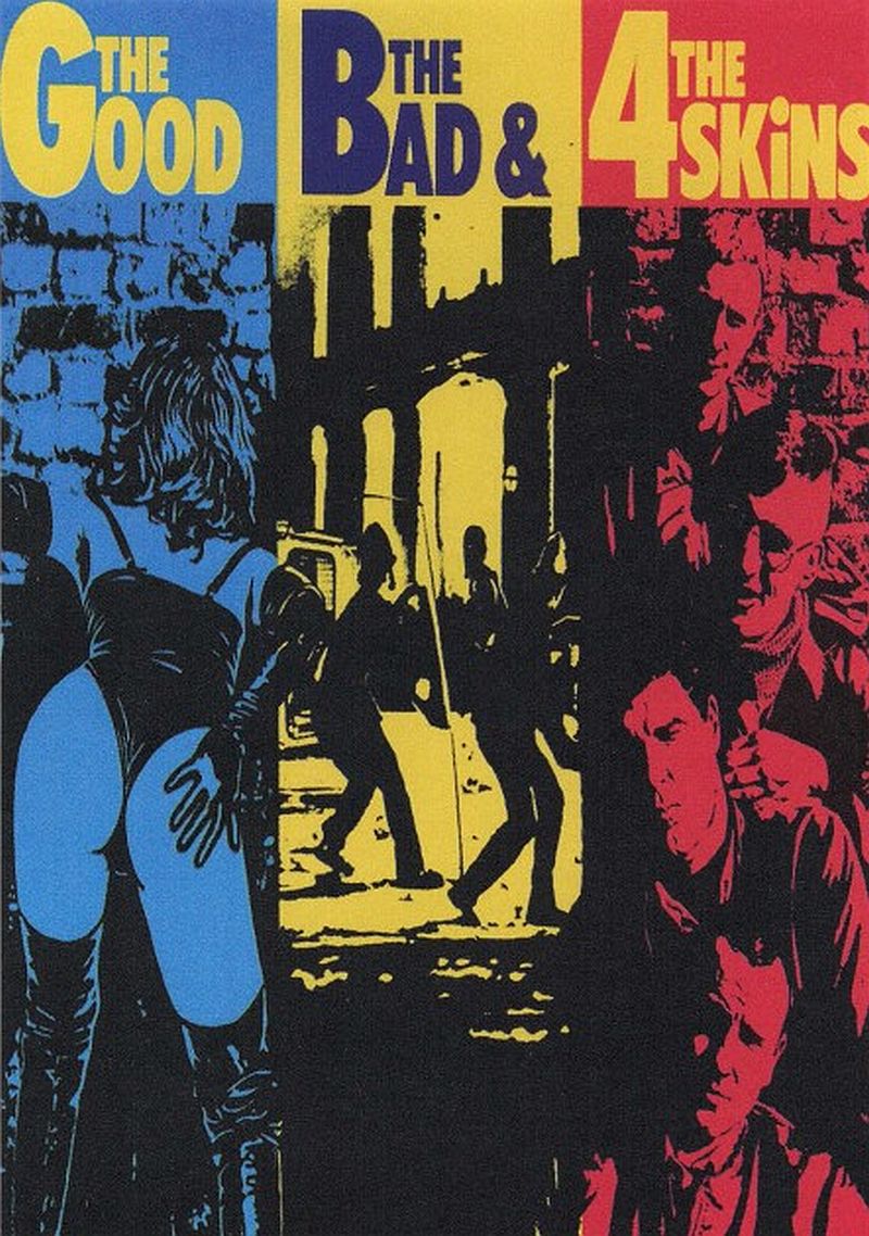 4 Skins - The Good, The Bad & The 4 Skins, Aufkleber