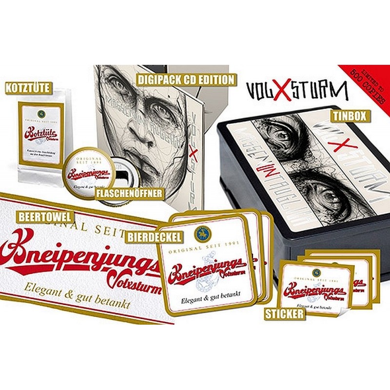 Volxsturm - Massenuntauglich, CD BOX lim. 500