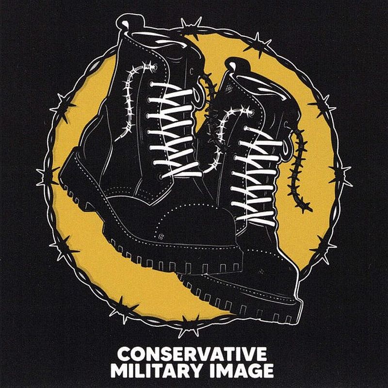 Conservative Military Image - Boots, Aufkleber