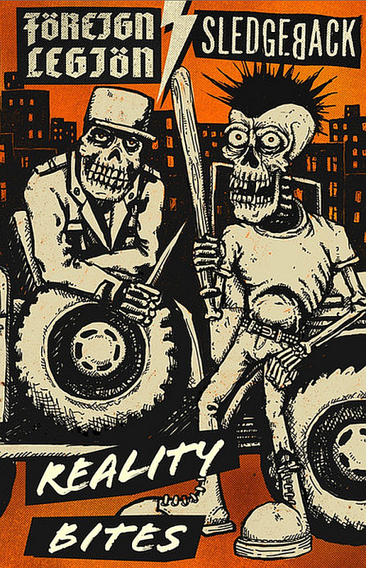 Foreign Legion / Sledgeback - Reality Bites, Kassette lim. 100