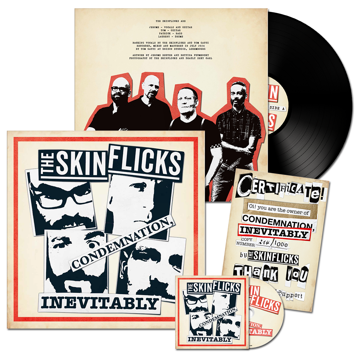 Skinflicks, The - Condemnation, Inevitably, LP+CD lim. 1000