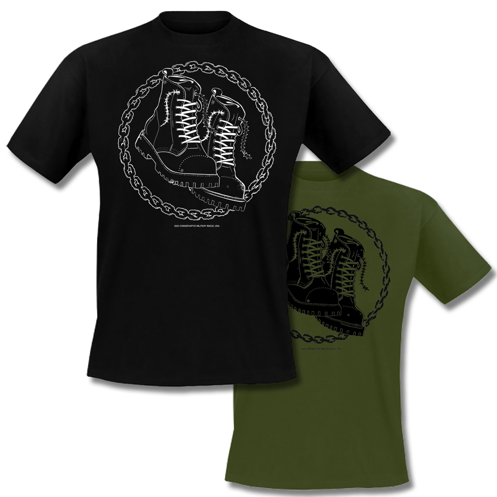 Conservative Military Image - Big Boots Chain, T-Shirt verschiedene Farben