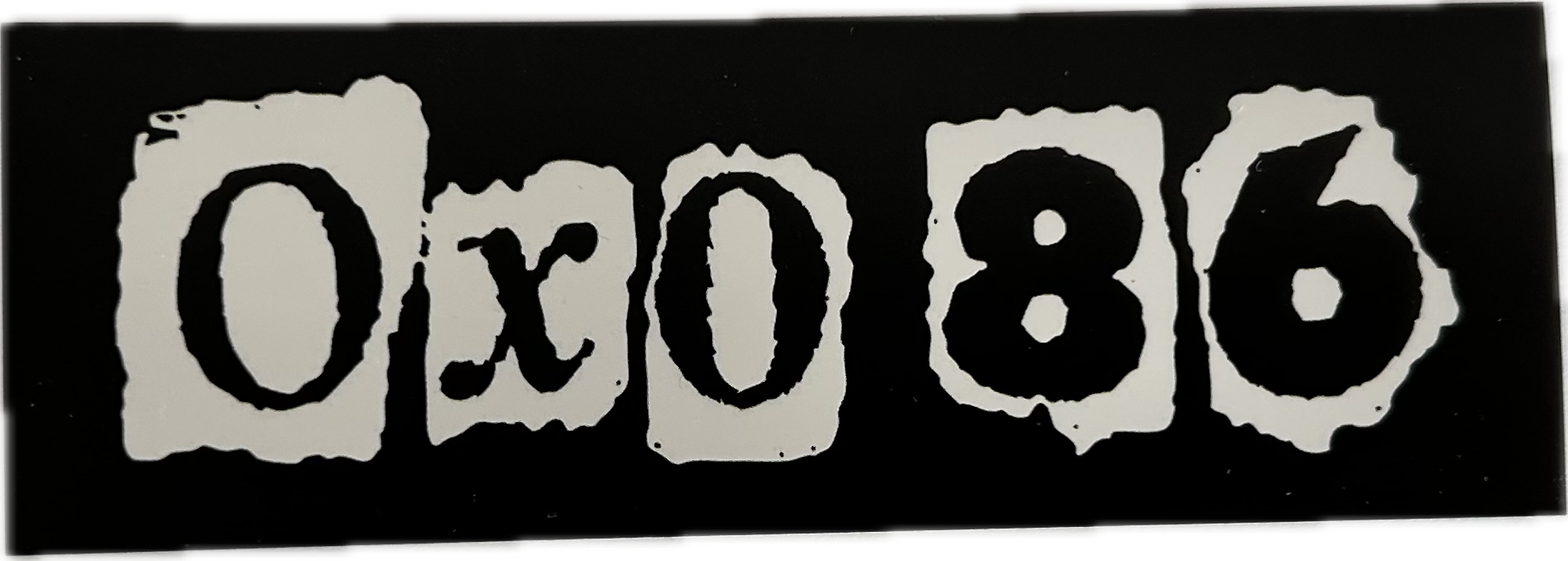 Oxo 86 - Logo, Aufkleber
