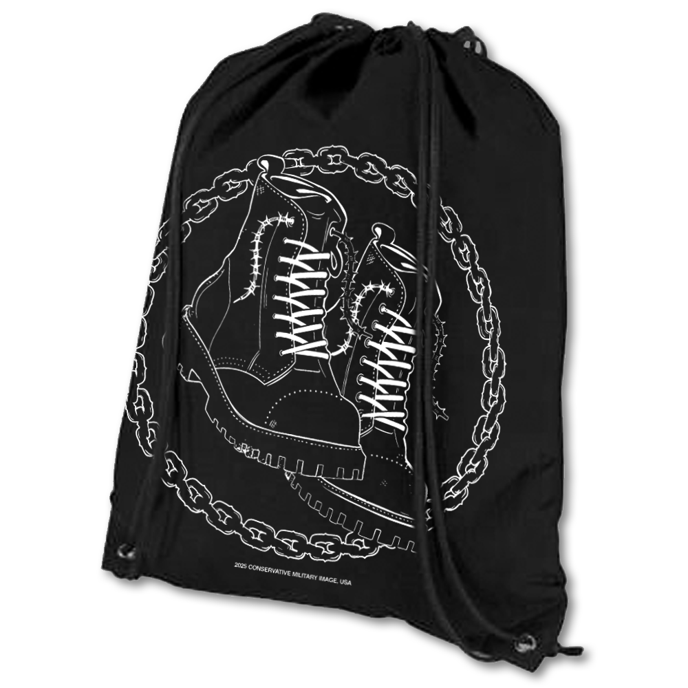 Conservative Military Image - Big Chain Boots, Sportbeutel / Gymbag