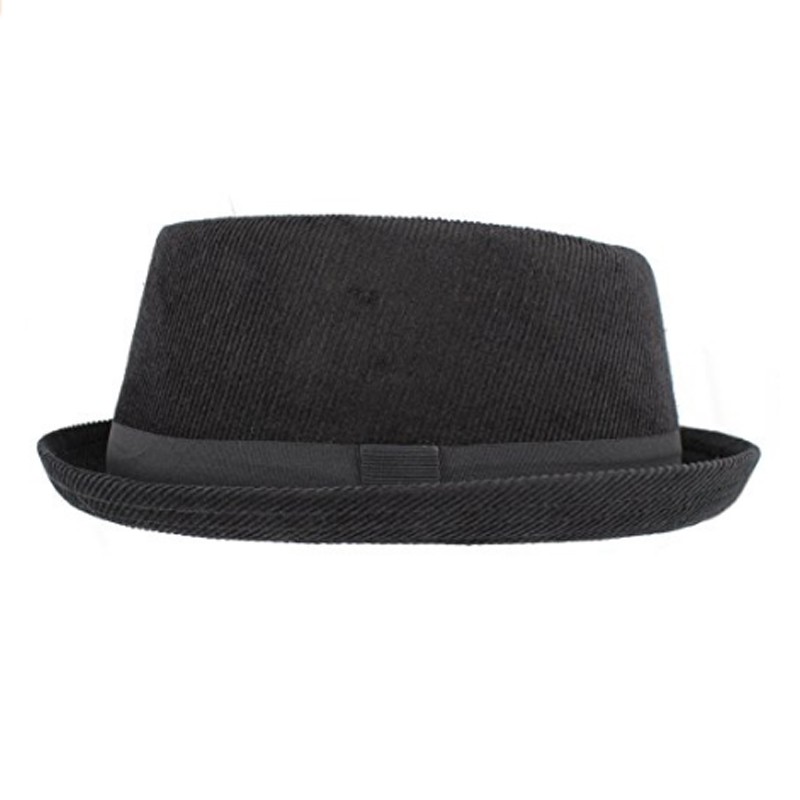 Hawkins Pork Pie Hut, schwarz UK Import Porkpie