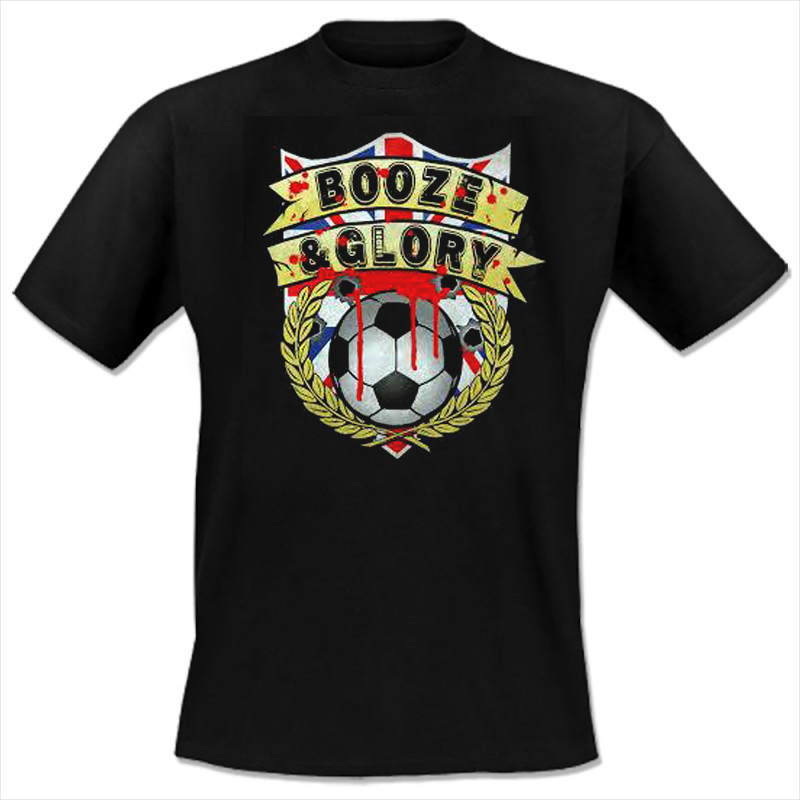 Booze & Glory - London, T-Shirt schwarz