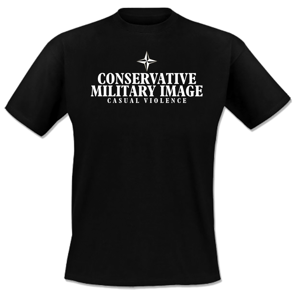 Conservative Military Image - Logo II, T-Shirt schwarz