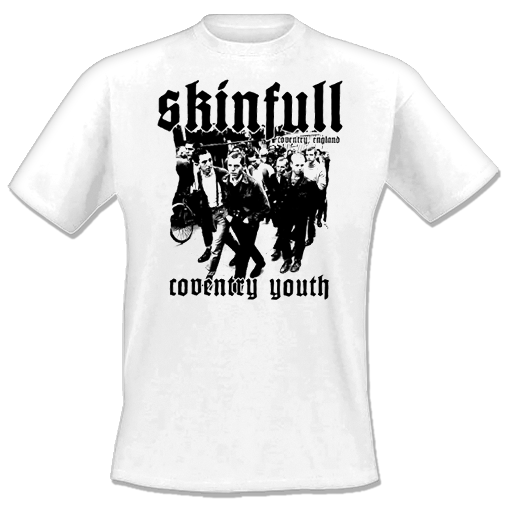 Skinfull - Coventry Youth, T-Shirt weiss
