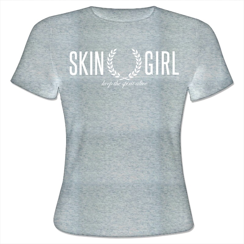 Skingirl - Keep the spirit alive, Girlie-Shirt verschiedene Farben