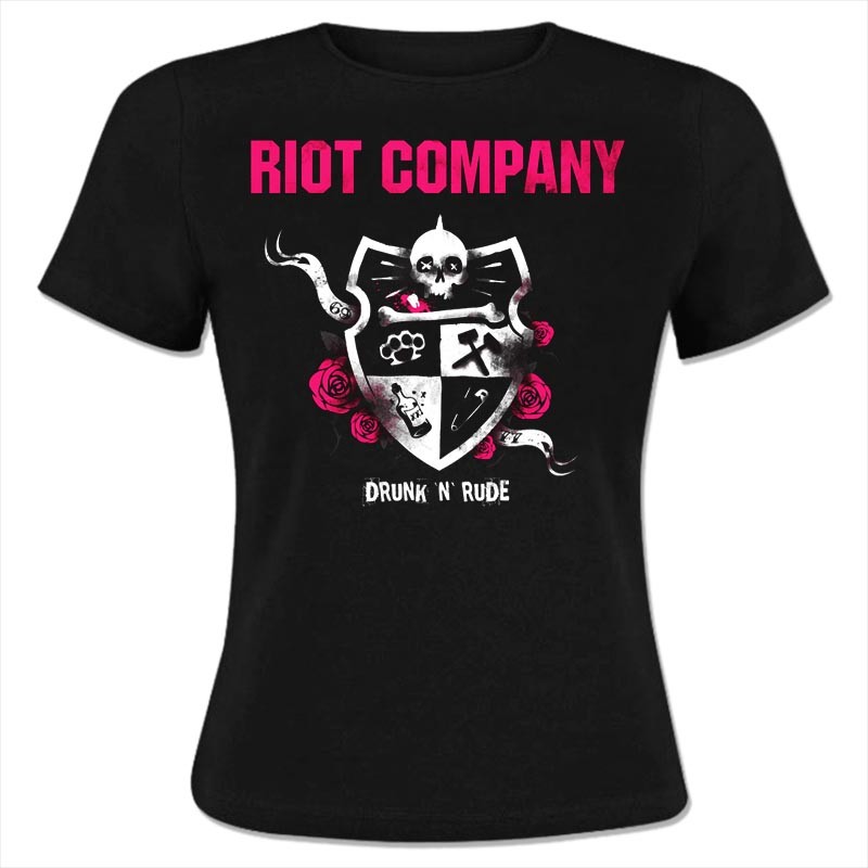 Riot Company - Drunk 'n' Rude, Girly-Shirt