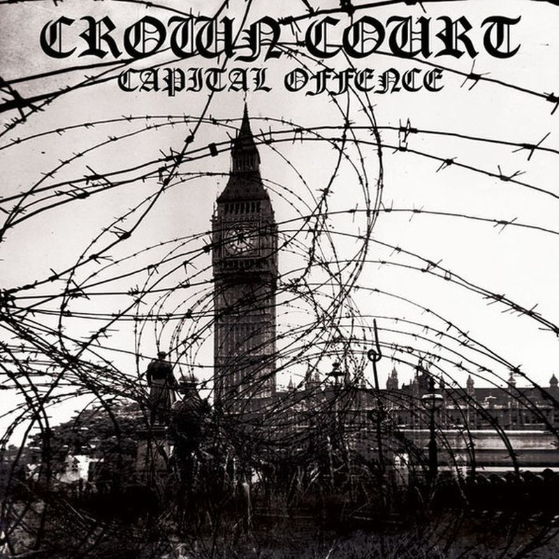 Crown Court - Capital Offence, LP lim. 500 silver/white swirl Repress 24'