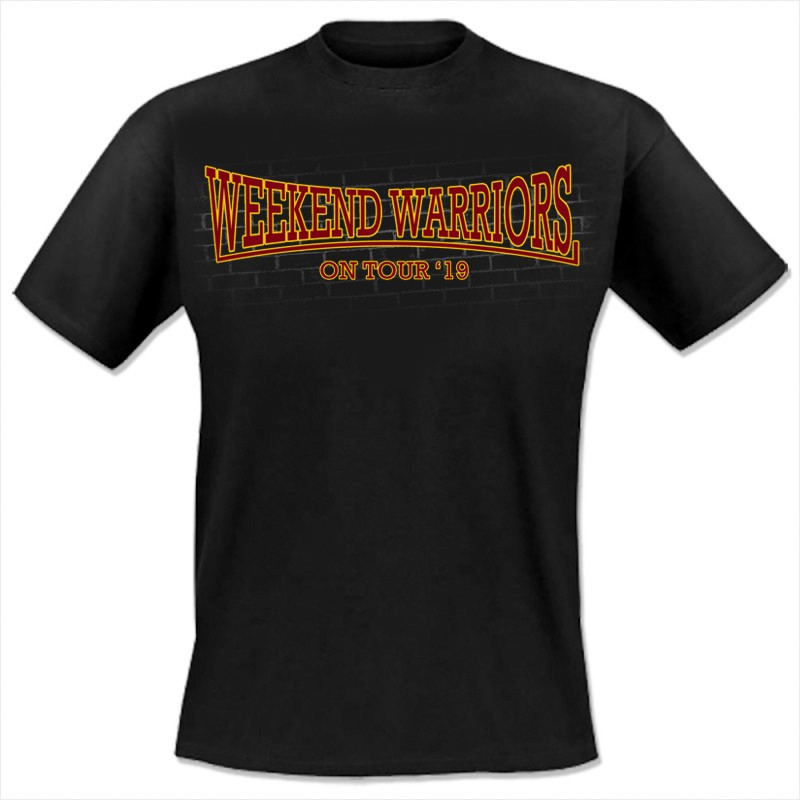 Weekend Warriors - Tour 2019, T-Shirt schwarz