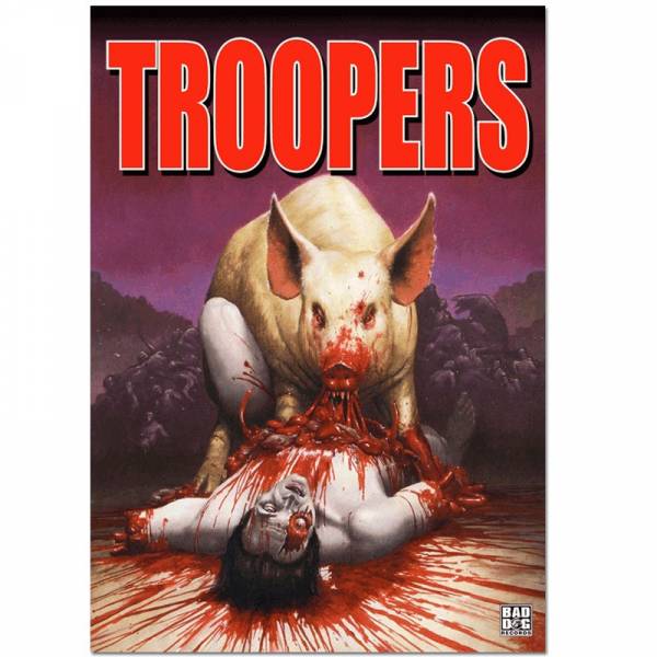Troopers - Schwein, Poster A0 (gefaltet)
