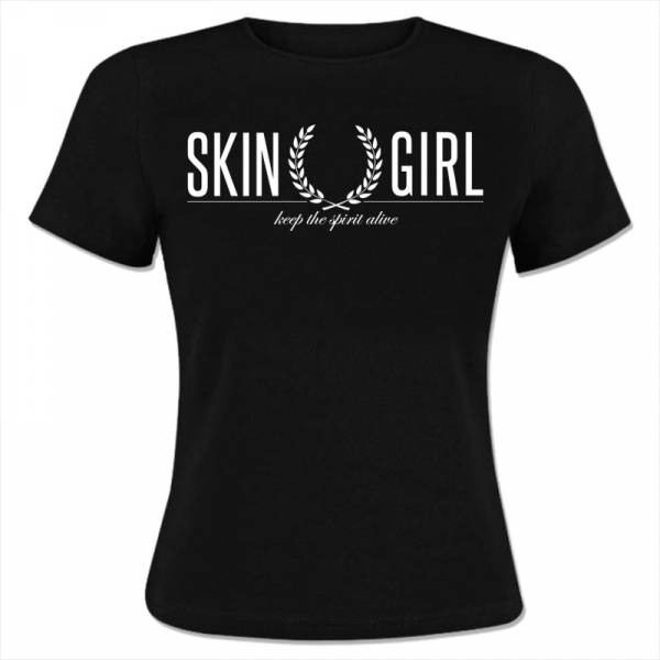 Skingirl - Keep the spirit alive, Girlie-Shirt verschiedene Farben