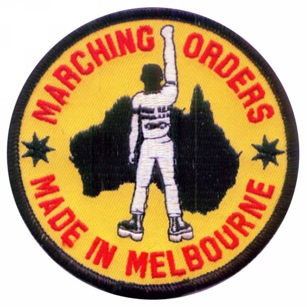 Marching Orders - Made in Melbourne, Aufnäher
