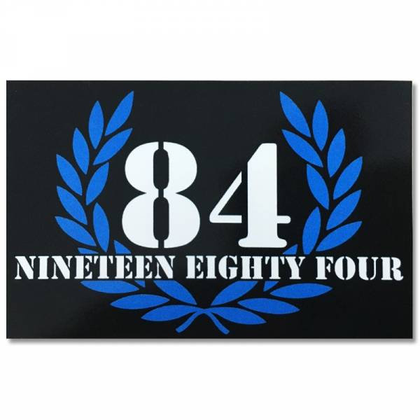 Nineteeneightyfour (1984) - Logo, Aufkleber