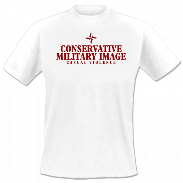 Conservative Military Image - Logo II, T-Shirt weiss VORBESTELLUNG