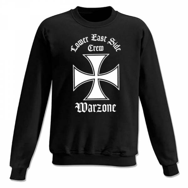 Warzone - Lower Eastside Crew, Sweatshirt schwarz