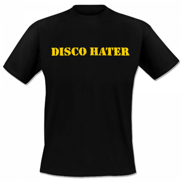 Disco Hater, T-Shirt, schwarz