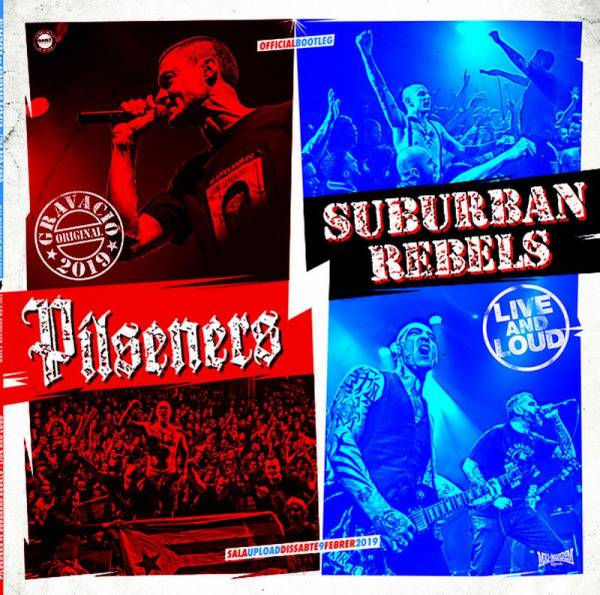 Pilseners / Suburban Rebels - Live And Loud, LP lim. verschiedene Farben BESCHÄDIGT